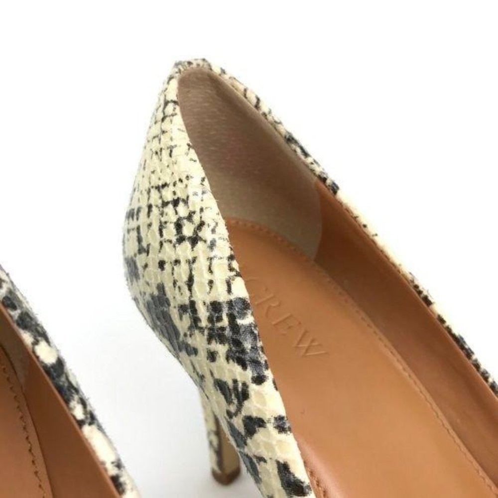 J. Crew Factory Isabelle Snake Printed Pumps - image 5